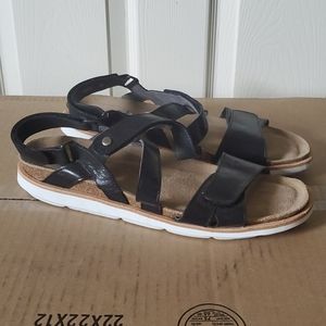 Wolky Sunstone Black Summer Sandal size 44